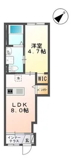 グランディールV【1階】の間取り