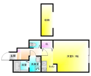 あんしん+小畑町【1階】の間取り