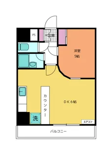 アリュール若草【8階】の間取り
