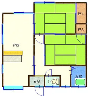 長崎県長崎市滑石3【アパート】の間取り
