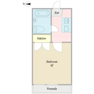 多摩サンハイツ【2階】の間取り