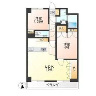 STパールハイツ 604号【6階】の間取り
