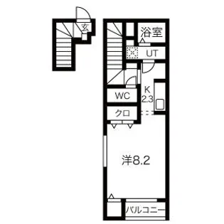 St.Helens(セントヘレンズ)【2階】の間取り