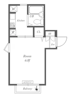 ル・スチュディオヨシ【2階】の間取り