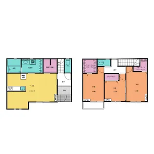 愛知県豊橋市柳生町【一戸建】の間取り