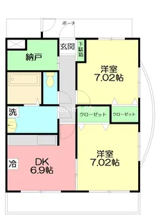 ペイサージュ【4階】の間取り