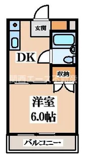 イーストコート清水【4階】の間取り