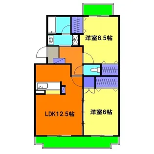 アムール高田【3階】の間取り