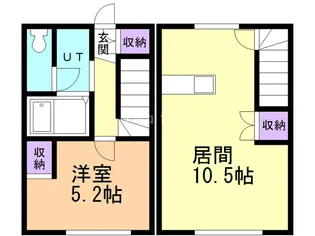 フルハウスリバティ6号棟【1階】の間取り