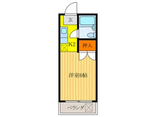 センチュリーハイツ コスモ【1階】の間取り
