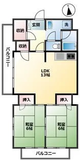 桜パレス【5階】の間取り