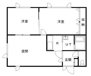 北海道旭川市末広四条5【アパート】の間取り