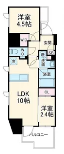 エル・セレーノ横浜関内プリマ【11階】の間取り