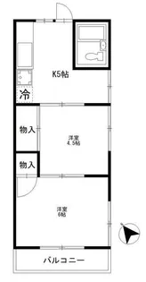 久喜宝コーポ【2階】の間取り