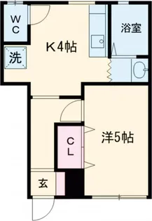 KMテラス【1階】の間取り