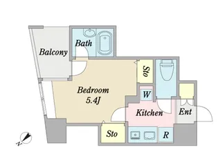 ALPINE茅場町【7階】の間取り