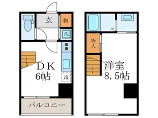 YsFlats西陣の間取り