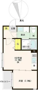 GREEN ACE II【1階】の間取り