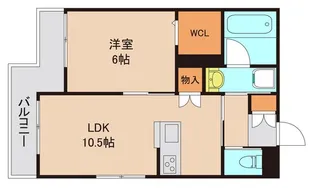 kihachi west【1階】の間取り