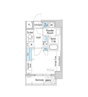 東京都中野区東中野1【マンション】の間取り