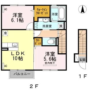LIONHEART【2階】の間取り