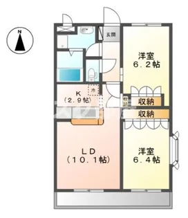 リベルテ【2階】の間取り