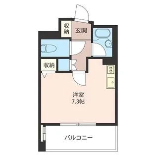スペーシア目黒不動前【2階】の間取り