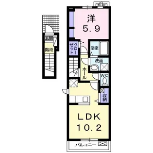 アメーズメント【2階】の間取り