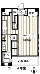 国立HAUS【2階】の間取り