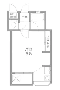 ソメノハイツ【1階】の間取り