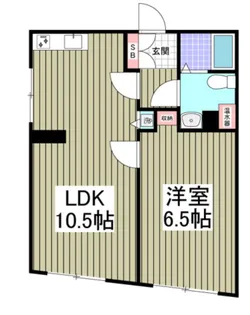 COCOFLAT TABATAI【4階】の間取り