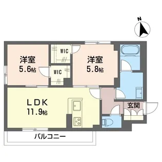 ルチェ【1階】の間取り