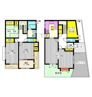 東京都練馬区早宮1【一戸建】の間取り