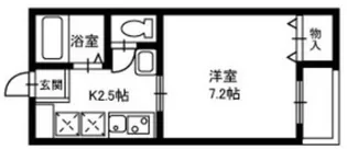 クルーセ小杉【1階】の間取り
