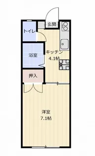 コーポセピア【1階】の間取り