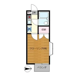東京都北区上十条1【アパート】の間取り