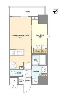 ラティエラ板橋【12階】の間取り