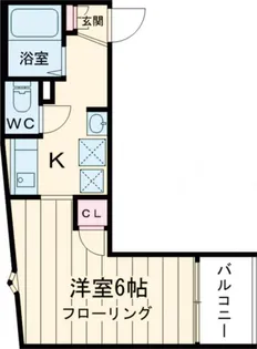 ブラン西新井【1階】の間取り