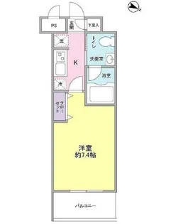 style BE【5階】の間取り