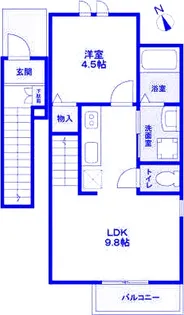 Bellwood【2階】の間取り