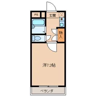 ファンドレンテ・アルファー【2階】の間取り