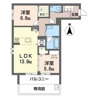 リノア泉が丘【1階】の間取り
