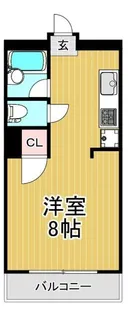 パークハイツ古田浜【4階】の間取り