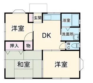 ヒルズ渋沢【2階】の間取り