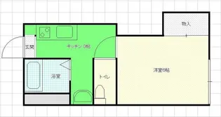 アピアコート谷万成【2階】の間取り