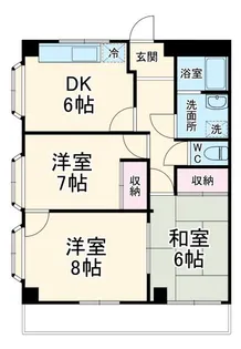 ラウンドハウスマンション【1階】の間取り