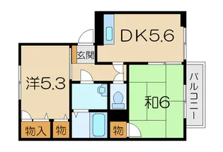 フォーレスK【2階】の間取り