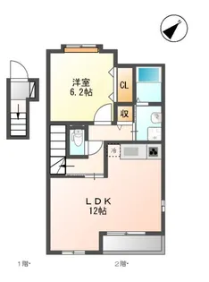 レ・セーナ【2階】の間取り