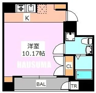 アヴァンツァーレ田端【4階】の間取り