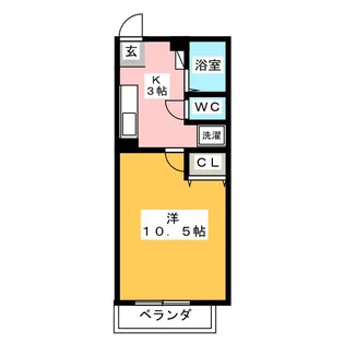 フォーブル葵【3階】の間取り